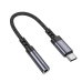Перехідник Type-C M/3.5 мм AUX F 15 см BOROFONE BV24 Graceful сріблястий Перехідник Type-C M/3.5 мм AUX F 15 см BOROFONE BV24 Graceful сріблястий