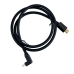 Кабель HDMI/HDMI 1 м UGREEN 90 Degree 4K Cable чорний Кабель HDMI/HDMI 1 м UGREEN 90 Degree 4K Cable чорний