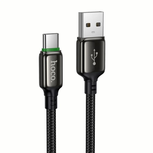 Кабель USB/Type-C 1 м HOCO X127 Exceed 3 A чорний