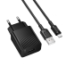 Зарядний пристрій з кабелем USB/microUSB 1 м BOROFONE BAS71A Source 10.5 W 5 V 2.1 А чорний Зарядний пристрій з кабелем USB/microUSB 1 м BOROFONE BAS71A Source 10.5 W 5 V 2.1 А чорний