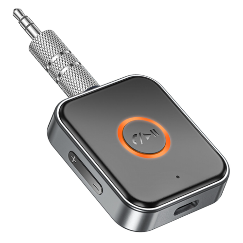Bluetooth-ресивер BOROFONE BC55 AUX чорний зі сріблястим