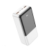 Універсальна мобільна батарея 30000 mAh Hoco J108B Universe 22.5 W повербанк білий Універсальна мобільна батарея 30000 mAh Hoco J108B Universe 22.5 W повербанк білий