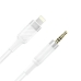 Аудіокабель Apple Lightning/3.5 мм AUX 1 м XO NB-R279A білий Аудіокабель Apple Lightning/3.5 мм AUX 1 м XO NB-R279A білий