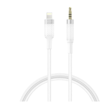 Аудіокабель Apple Lightning/3.5 мм AUX 1 м XO NB-R279A білий