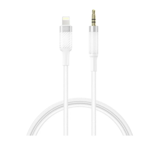 Аудіокабель Apple Lightning/3.5 мм AUX 1 м XO NB-R279A білий