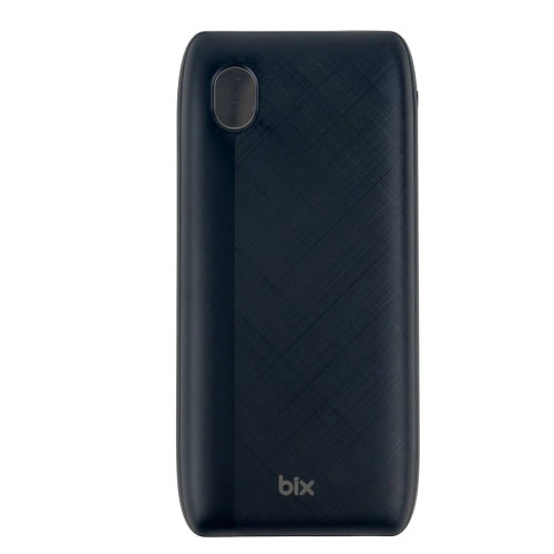 Універсальна мобільна батарея 20000 mAh BIX BXPB23 22.5 W повербанк з дисплеєм чорний