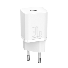 Зарядний блок живлення Type-C Baseus Super Si 30 W 3 A білий