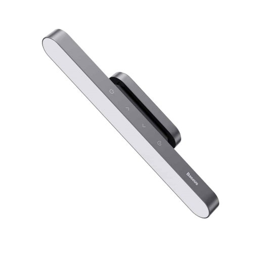 Світильник настінний LED Baseus Magnetic Stepless Dimming магнітне кріплення 1800 mAh 27.6 см сірий