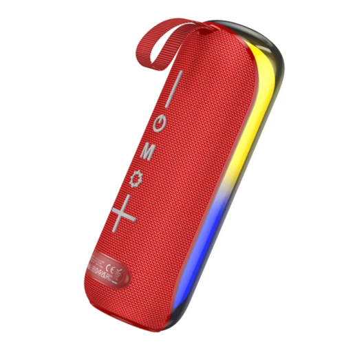 Колонка портативна BOROFONE BR44 Bluetooth LED FM червоний