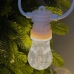 Світлодіодна гірлянда белт-лайт вулична білий дріт 10 LED Magic Lights 5 м лампа теплий білий Світлодіодна гірлянда белт-лайт вулична білий дріт 10 LED Magic Lights 5 м лампа теплий білий