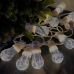 Світлодіодна гірлянда белт-лайт вулична білий дріт 10 LED Magic Lights 5 м лампа теплий білий Світлодіодна гірлянда белт-лайт вулична білий дріт 10 LED Magic Lights 5 м лампа теплий білий