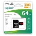 Карта пам'яті 64 GB Apacer МicroSDXC UHS-I Сlass 10 з адаптером чорний Карта пам'яті 64 GB Apacer МicroSDXC UHS-I Сlass 10 з адаптером чорний