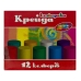 Крейда кольорова 12 шт Колорит МЦК-12 кругла 12 кольорів Крейда кольорова 12 шт Колорит МЦК-12 кругла 12 кольорів