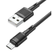 Кабель USB/micro-USB 1 м HOCO X83 2.4 А чорний