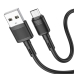 Кабель USB/micro-USB 1 м HOCO X83 2.4 А чорний