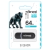 Флеш пам'ять USB 64 GВ Wibrand Panther USB 2.0 чорний