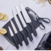 / Набір ножів та кухонного приладдя BeiBei Kitchenware Set з 19 предметів на підставці, чорний із золотистим New / Набір ножів та кухонного приладдя BeiBei Kitchenware Set з 19 предметів на підставці, чорний із золотистим New