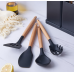 / Набір ножів та кухонного приладдя BeiBei Kitchenware Set з 19 предметів на підставці, чорний із золотистим New / Набір ножів та кухонного приладдя BeiBei Kitchenware Set з 19 предметів на підставці, чорний із золотистим New