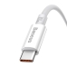 Кабель USB/Type-C 1 м Baseus Superior 100 Вт білий
