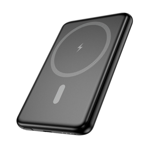 Універсальна мобільна батарея 5000 mAh Hoco J140A Tony Magnetic 20 W повербанк чорний