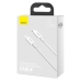 Кабель Type-C/Apple Lightning 1.5 м Baseus Superior 20 Вт білий