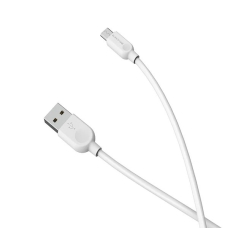 Кабель USB/micro-USB 1 м BOROFONE BX14 2.4 A білий