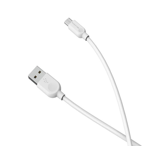 Кабель USB/micro-USB 1 м BOROFONE BX14 2.4 A білий