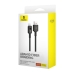 Кабель USB/Type-C 2 м Baseus Unbreakble 100 Вт чорний