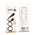 Кабель USB/Apple Lightning 1 м BOROFONE BX113 Lenny 2.4 А чорний