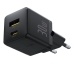 Зарядний пристрій з кабелем Type-C+USB/Type-C 1 м Baseus Palm Fast Charger 30 W 12 V 2.5 А чорний Зарядний пристрій з кабелем Type-C+USB/Type-C 1 м Baseus Palm Fast Charger 30 W 12 V 2.5 А чорний