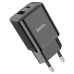 Зарядний блок живлення USB+Type-C HOCO N28 Founder 20 W 12 V 1.67 A чорний