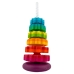 Іграшкова пірамідка Rainbow Tower 17403 шестерні пластик 6 кілець 41 см різнобарвний Іграшкова пірамідка Rainbow Tower 17403 шестерні пластик 6 кілець 41 см різнобарвний