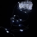 Світлодіодна гірлянда-нитка мідний дріт 400 LED Роса D-Top-18 USB з пультом крапля 40 м білий