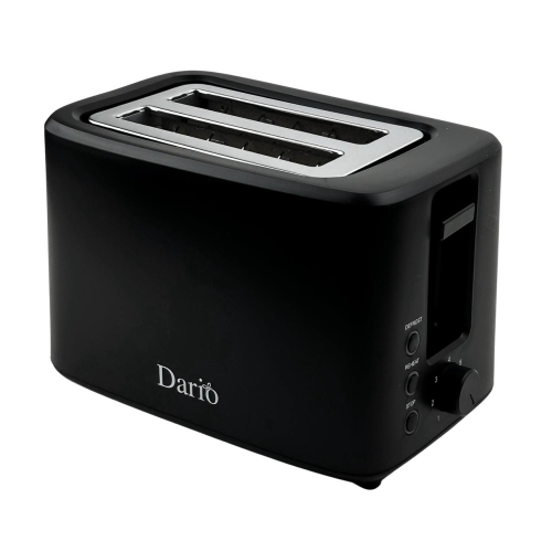 Тостер Dario DT1007 750 Вт 2 відділення чорний
