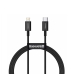 Кабель Type-C/Apple Lightning 1 м Baseus Superior 20 Вт чорний Кабель Type-C/Apple Lightning 1 м Baseus Superior 20 Вт чорний