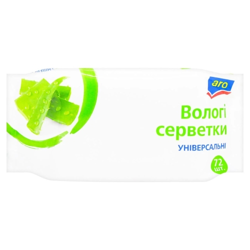 Вологі серветки ARO універсальні 72шт