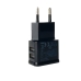 Зарядний блок живлення 2xUSB TYL-U90EWE 5 V 2 A чорний