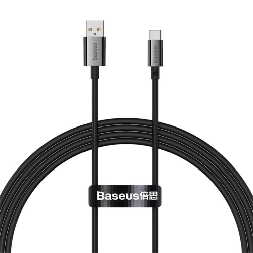 Кабель USB/Type-C 1.5 м Baseus Superior 100 Вт чорний