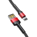 Кабель USB/Apple Lightning 1 м Baseus Special Edition 2.4 А чорний з червоним Кабель USB/Apple Lightning 1 м Baseus Special Edition 2.4 А чорний з червоним