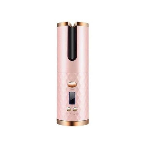 Плойка бездротова Hair Curler YX-801 керамічне покриття 34 Вт рожевий