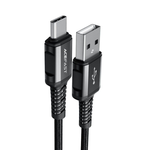 Кабель USB/Type-C 1.2 м ACEFAST C1-04 3 А чорний