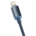 Кабель Type-C/Apple Lightning 2 м Baseus Crystal Shine Series 20 Вт чорний Кабель Type-C/Apple Lightning 2 м Baseus Crystal Shine Series 20 Вт чорний