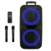 Колонка портативна з 2 мікрофонами ZXX 7575 Bluetooth LED чорний