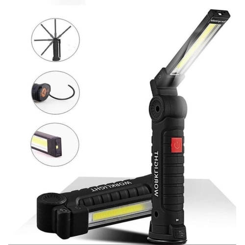 Ліхтар кемпінговий акумуляторний LED BL-W52 портативний ручний чорний
