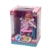 Пупс Baby Toys YD1350-6 у рожевому халатику з коляскою шарнірний 12 см