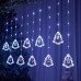 Світлодіодна гірлянда-завіса прозорий дріт Фігурки в ялинці 10 LED Magic Lights 3 х 0.6 м білий Світлодіодна гірлянда-завіса прозорий дріт Фігурки в ялинці 10 LED Magic Lights 3 х 0.6 м білий