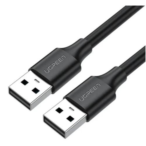 Кабель мережевий USB/USB 1 м UGREEN US102 чорний