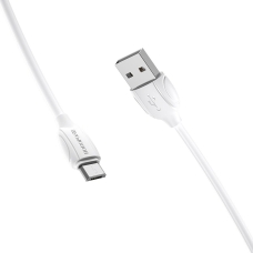 Кабель USB/micro-USB 1 м BOROFONE BX19 2.4 A білий