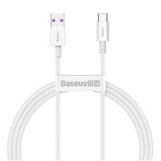Кабель USB/Type-C 1 м Baseus Superior 66 Вт білий