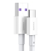 Кабель USB/Type-C 1 м Baseus Superior 66 Вт білий
